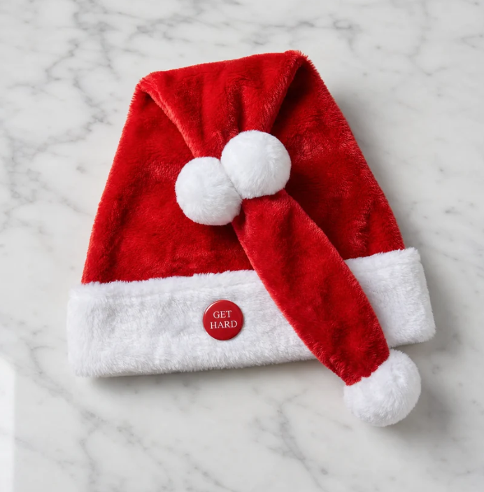 Christmas Hat with a Wiggling Tail